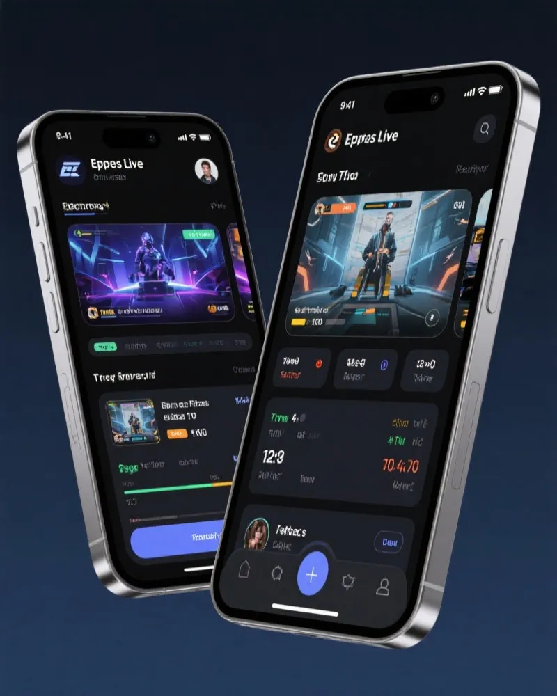 英雄联盟直播App界面展示